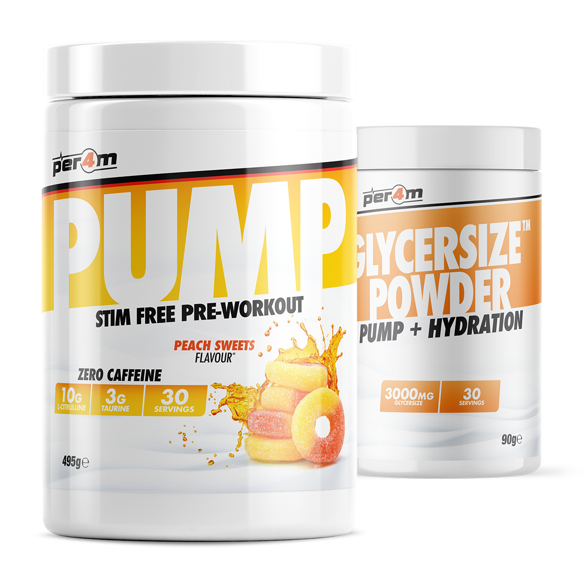 PER4M Pump 495g Peach Sweets